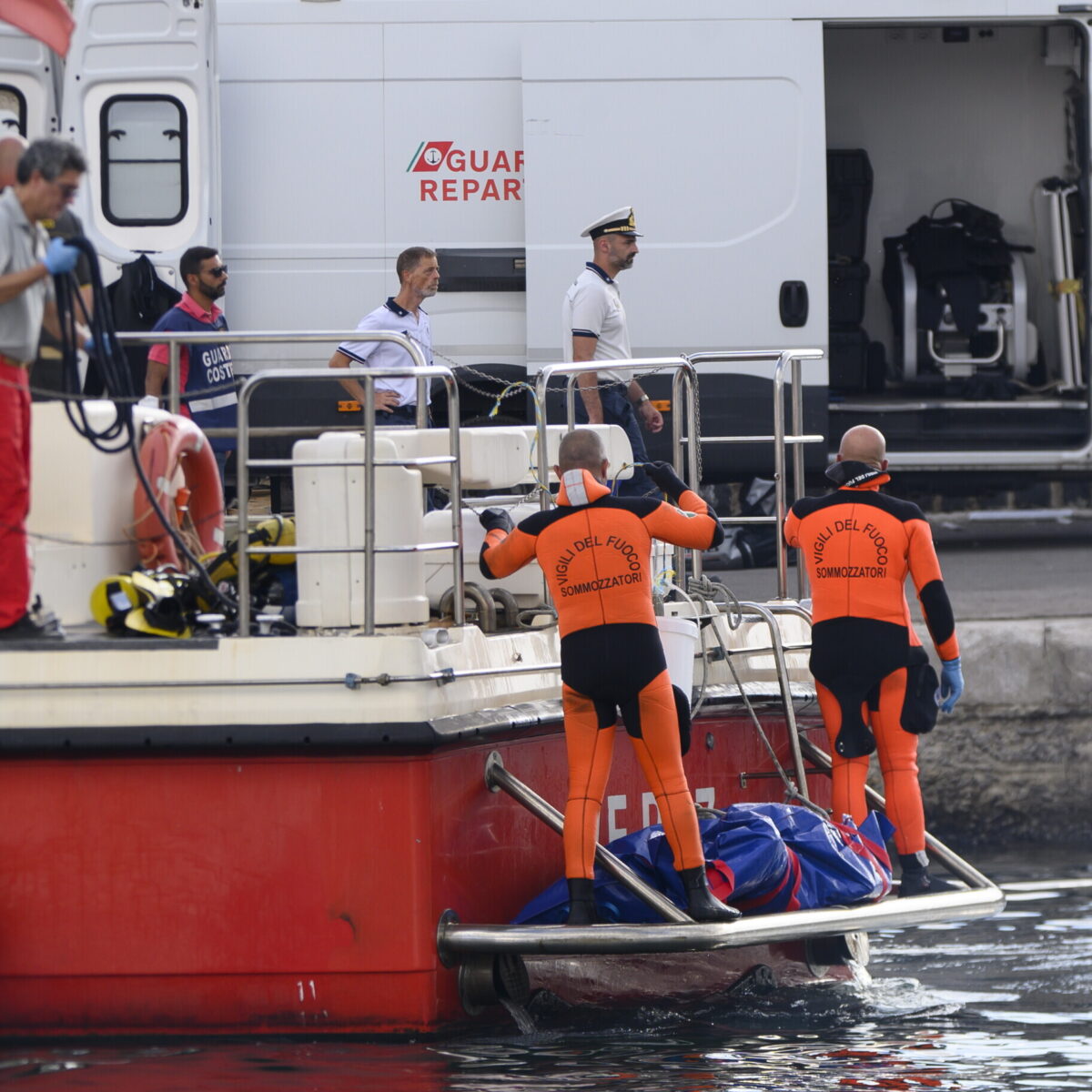 Yacht Bayesian affondato: conclusi i rilievi e in arrivo il piano di recupero