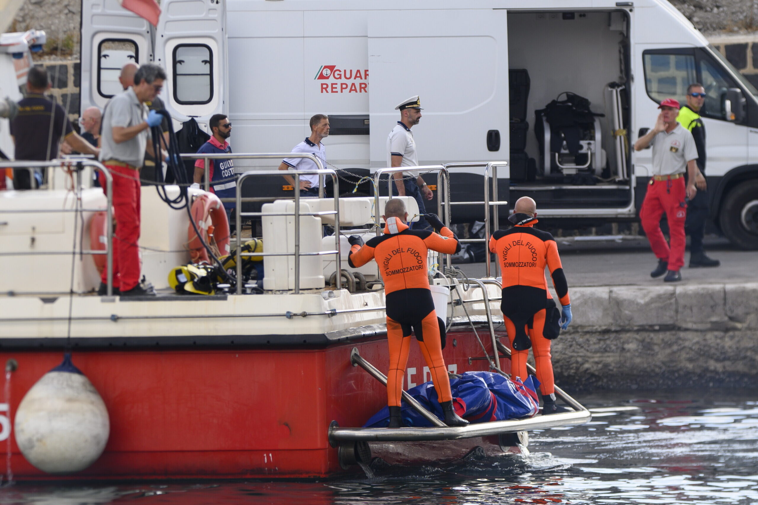 Yacht Bayesian affondato: conclusi i rilievi e in arrivo il piano di recupero