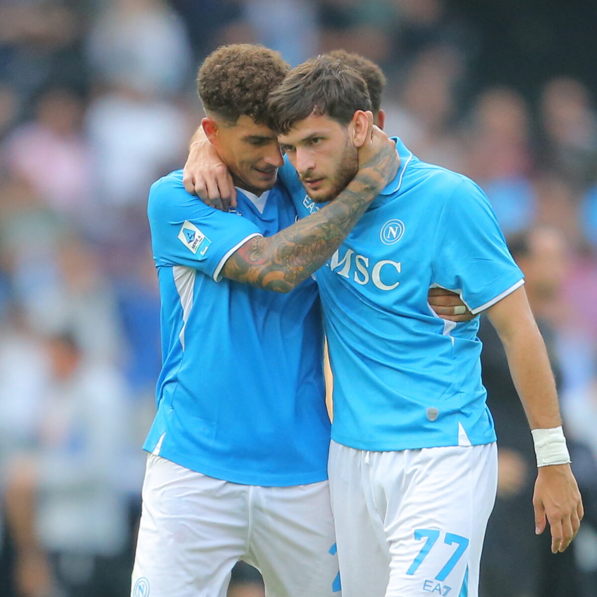 Napoli-Lecce 1-0: decide un gol di Di Lorenzo e il Napoli resta in vetta