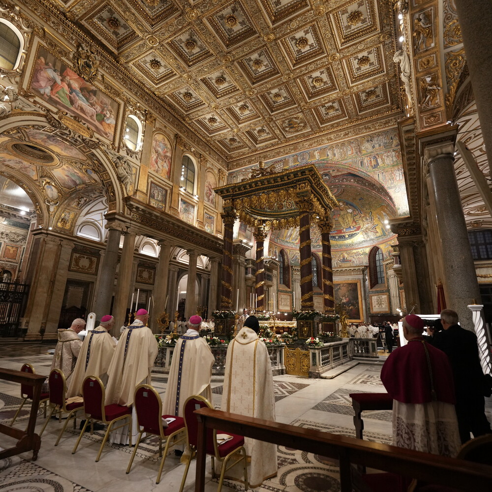 Apertura della Porta Santa nella Basilica di Santa Maria Maggiore