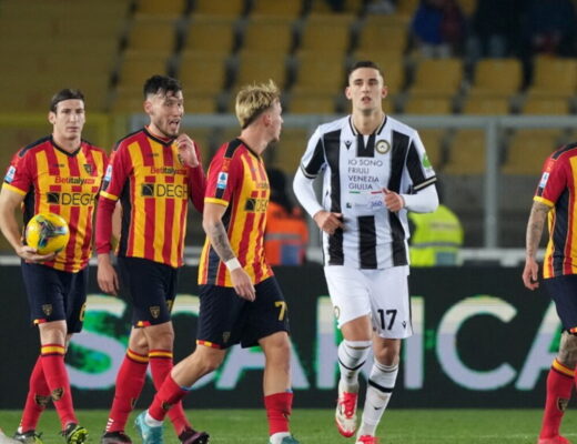 Udinese-Lecce 1-0, decide un rigore di Lorenzo Lucca nella ventiseiesima giornata di Serie A