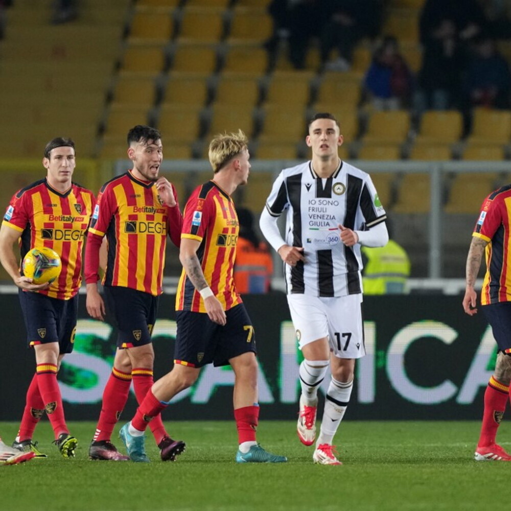 Udinese-Lecce 1-0, decide un rigore di Lorenzo Lucca nella ventiseiesima giornata di Serie A