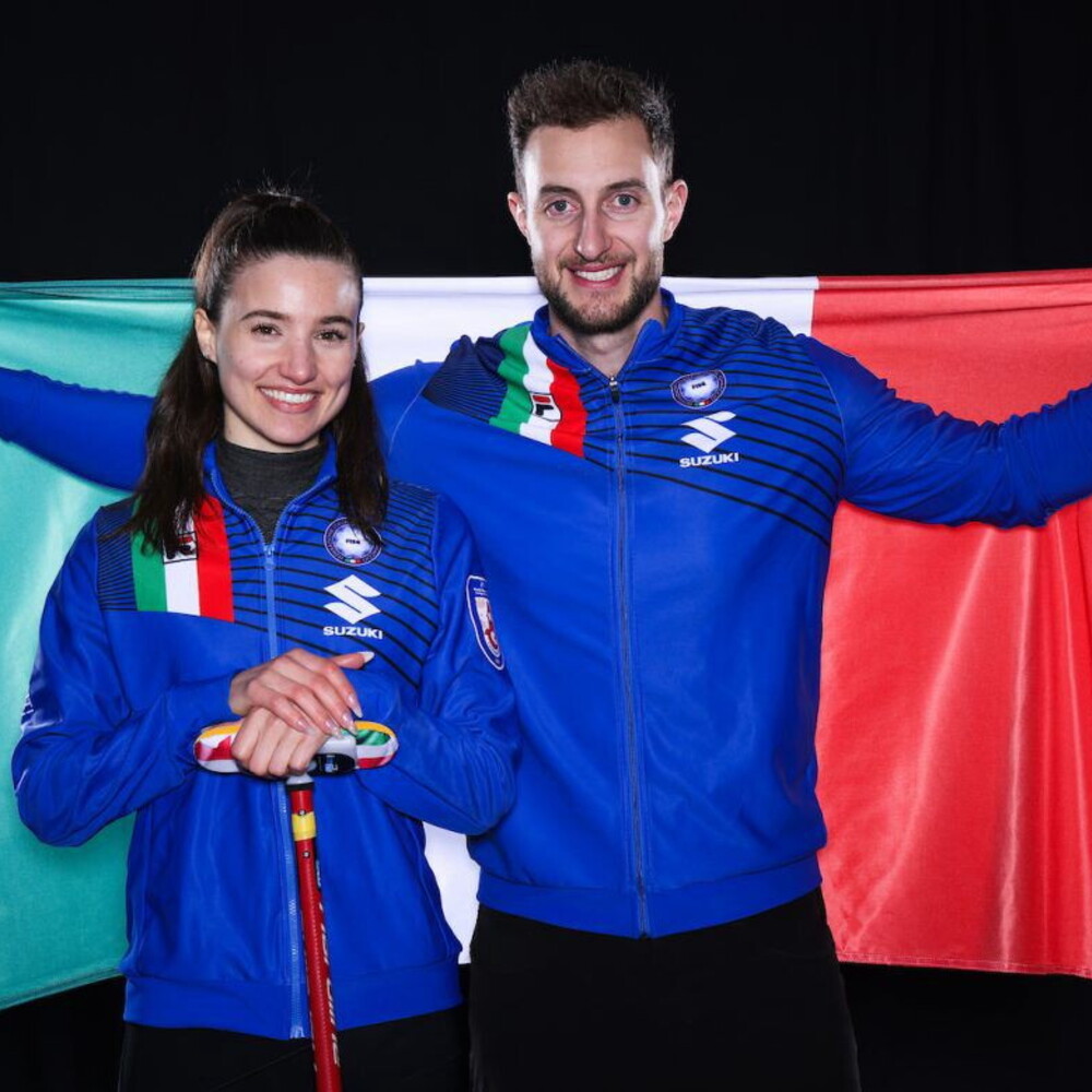 Stefania Constantini e Amos Mosaner trionfano nel curling misto vincendo l'oro mondiale