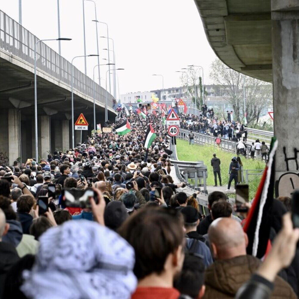 Sciopero generale per Gaza blocca tangenziali a Roma Milano e Bologna